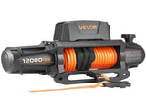 Electric Winch, 5400 kg Load Capacity, 12V DC Truck Winch with 9.5 mm x 28 m Synthetic Rope, V952-HCSDDJP12000QOPIX001V9