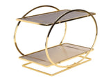 Dresser Perfume Organizer 2 Tier Perfume Stand Organizer Cosmetic Display Storage Shelf for Bathroom V1294-YM0901-3112250027811