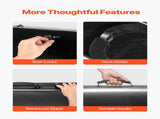 4/4 Full Size Violin Case, Built-in Hygrometer, Lightweight Portable Travel Carrying Bag, with Plush V952-XTQHZFXFHTXWTSD67001V0