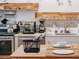 Kitchen utensil holder, stainless steel cutlery rack, sink holder, stainless steel sink organizer, V1259-DP01-BO-274
