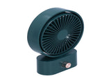 Portable Electric Fan 270&deg Shaking Head Desktop Fan with 10 Gears USB Charging for HomeGreen V1294-YM0901-3113210088612