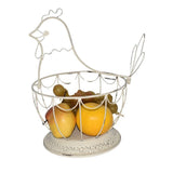 Chicken Shape Footed Bowl / Basket 30cm V637-07003CHK