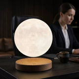 Levitating 3D Moon Lamp with 360&deg Rotation, Touch Control, Three Fixed Color Temperatures and V1341-ZY-752G4KJ9-3COLOR7COLORRGBSUP