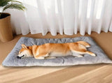 Christmas. A holiday gift for the dog. A warm dog bed in winter. Dog kennel. Dog cage Dog cage V1102-HEGG-003