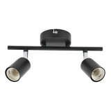 Flush Mount Ceiling Track Light Holder 2 Light Rotating Adjustable Lampholder for E27 Bulb LED Bulbs V1294-YM0703-3119230081411