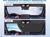 600D Snow Fropcs car trunk windshield cover 65x43in windproof Fropcs Protection compatible with Cars V1188-MS-704-124