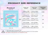 120pcs Mylar Bags for Food Storage120pcs Holographic Packaging Bags V1258-DP02-C-714
