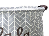 Laundry Basket Cotton Linen Foldable Round Dirty Clothes Storage Bag Folding Laundry Hamper for Home V1294-YM0512-3117220250012