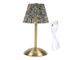 Small Pleated Table Lamp Iron Fabric Soft Lighting Bedside Nightstand Desk Lamp for Bedroom Living V1294-YM0901-3119250067813