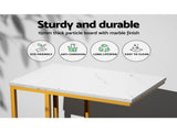Artiss Floor Lounge Sofa Bed Folding Chaise Chair Green & Coffee Table Side Table Marble Effect FLOOR-SBL-04VEL-COF-MB