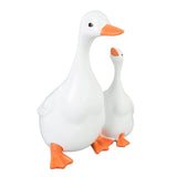 Duck Sculpture Simulated Rain Proof Resin Duck and Duckling Statue for Garden Decor V1294-YM0901-3111250049811