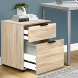 Artiss Filing Cabinet 2 Drawer Office Storage Organiser FURNI-O-CAB-2D-WD