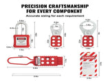 Electrical Lockout Tagout Kit, 47 PCS Safety Loto Kit Includes Padlocks, Hasps, Tags, Nylon Ties, V952-AQSJTZ47JBDGWLU0XV0