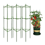 NOVEDEN 3 Sets Tomato Supports Cages with 20 Clips 50 Twist Tie and 30meters Rope V227-6777715003102