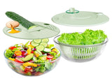 Vegetable Slicer - Salad Spinner - Mandoline - Salad Spinner - Multifunctional Slicer V1189-WXF-260203-00199