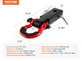 Shackle Receiver, Fits 50 mm Receivers, 20 Tons Breaking Strength, D Ring Shackle with Trailer V952-ZJHJG2IN35005KAPBV0