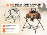 Folding Saddle Rack, 28 x 19 x 37.5 in, Freestanding Horse Saddle Stand, Portable Horse Blanket V952-MAJXXZDK2819D0WM3V0