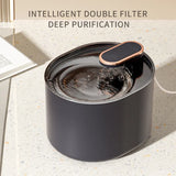 Automatic Cat Water Fountain USB Water Feeder Bowl with 6 Filter Cartridges, Berlin Blue, Premium V1188-MS-611-002