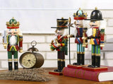 4Pcs 30cm Christmas Nutcracker Soldiers Wooden Soldier Nutcracker on Stand Home Decor Christmas Gift V1294-YM0717-10065654
