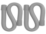 Yoga Weight Ring Elastic Adjustable Durable Household Unisex Wrist Weights for Sports RunningGrey V1294-YM0901-3117210148314