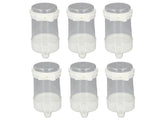 6pcs Cage Water Feeder Professional Automatic Spill Proof Bird Water Hanging Feeder for Pets V1294-YM0901-3111240172713