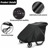 Adult Tricycle Cover, Trike Bicycle Cover Outdoor Storage Waterproof, Dust Wind Proof, Bike Covers V1192-AZ-W-15627