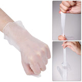 50Pairs/Box Disposable PVC Gloves Transparent Safe Single Use Gloves for Daily Working UseM V1294-YM0901-3117200007312