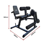 Leg Extension Curl Machine Adjustable Home Gym Quad & Hamstring Workout Bench V63-782775