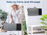 Portable Laptop Desk with Device Ledge, Mouse Pad and Phone Holder for Home Office V178-85361