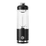 Black Portable Automatic Rechargeable Blender Wireless Juicer Mini Ice Crusher for Smoothies & V888-ELOSUNG36616