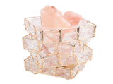 Rosy Salt Lamp 3 Colors 10 Brightnesses USB Night Light for Bedroom Nightstand Gift USB 5V V1294-YM0901-3119240149611
