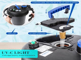 Aquarium Garden UV Light Pond Filter Set 10000L/H V274-AQ-CPF250-15