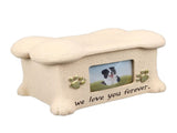 Pet Memorial Urns for Dog Ashes Pet Urns Box Dog Ashes Keepsake Box Dog Urn With 2 Paws Photo V1294-YM0710-3117230328711