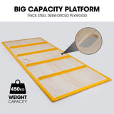 Baumr-AG 1.9 x 0.8 x 1.8m Adjustable Mobile Scaffold Platform, Guard Rail, Outrigger Wheel Set, V219-BAMOTL04A