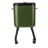 Tall Trash Can with Wheel Legs 15L Large Capacity Narrow Garbage Can for Kitchen Bathroom Living V1294-YM0901-3117250150412
