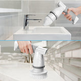 Electric Spin Scrubber, Bathroom Shower Electric Scrubber for Cleaning Tub/Tile/Floor/Sink/Window, V1192-AZ-W-0477