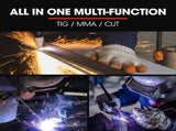 ROSSI Portable Inverter Welder Plasma Cutter, 3in1 Multi-function Cut/MMA/TIG Welding Machine, 15A V219-TOLWDRROB416