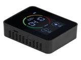 Smart Carbon Dioxide Detector USB Charging Infrared Temperature Humidity Air Quality MonitorBlack V1294-YM0901-3113210119812