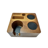 Coffee Tamper - Handle Support - Adjustable Multifunctional Solid Wood Tamper Base - 51/54 mm V1189-HB001ZSSG00145