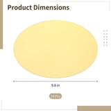 24PCS Gold Round Acrylic Mirror Trays, 9.8" Decorative Circles, Elegant Table Centerpieces, Candle V1369-AZ3-W-08885