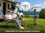 Tripod Mount for Starlink Gen 3, Adjustable Portable Ground Stand with 360&deg Rotation, 90&deg Tilt, V1181-ZY008