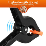 Plastic Spring Clamps Heavy Duty 6 Inch Backdrop Clips for Woodworking and Photography, Black, 12 V1189-LC-RY-00015
