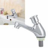 G1/2 Copper Time Delay Faucet Basin Sink Water Tap for Home Kitchen Bathroom Public Places V1294-YM0901-3112200112711