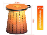 Portable Retractable Stool MAX Gen 8 Telescopic Camping Seat 50cm Tall Extra Wide Heavy Duty for V888-ELOSUNG44506