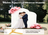 Arch Stand, Set of 2, 2.2 m and 1.8 m, Stable Structure, Easy Assembly, Gold Metal Arch V952-BYDGMJLJTDBZ1SEAH001V0