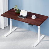 Artiss Standing Desk Motorised Electric Dual Motor 120CM Walnut HASD-B-M10-WHDF-WADB-120