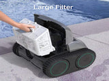 WYBOT C1 Cordless Robotic Pool Cleaner, with APP Control, Auto Vacuum Robot, Wall & Waterline V219-POLCLNWY1CLB