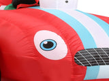 Santaco Christmas Inflatable 2.4M Santa Racing Sleigh INFL1052