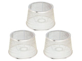 3PCS Fabric Lampshade E14 Meson Modern European Style Lamp Shade for Candle Chandelier Gold V1294-YM0901-3119210070811