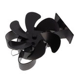 6 Blade Heat Powered Stove Fan for Wood Fireplace Chimney Fireplace Fan Increases Warm Air Silent V1294-YM0706-3114230098311